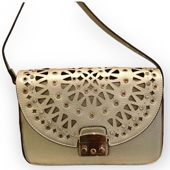 CROSSBODY LASSER CUT DESIGN  - Picture 1 of 8